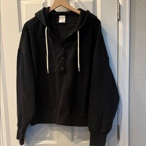 OFFLINE By Aerie Cloud Fleece Snap Front Hoodie